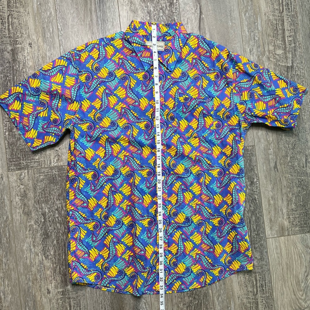 Tipsy Elves Wild Seahorse Print button-up shirt - Picture 5 of 9